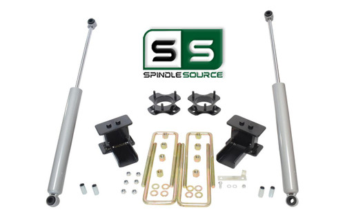 2.5"/2.5" STRUT SPACER BLOCKS REAR SHOCKS LIFT KIT FITS 2015-2018 FORD F-150 4WD
